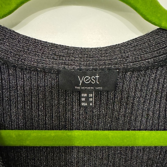 Sparkle Knit Wrap Dress with Belt - Picture 3 of 5